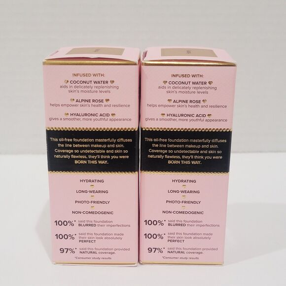 Too Faced Born This Way Undetectable Medium to Full Foundation 1.0 Fl Oz HONEY - Picture 11 of 13